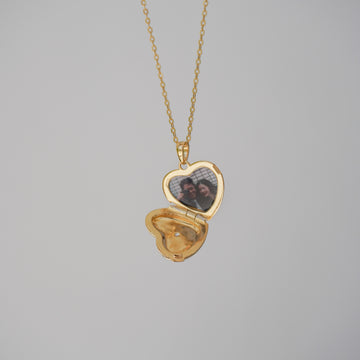 Classic Heart Locket Necklace